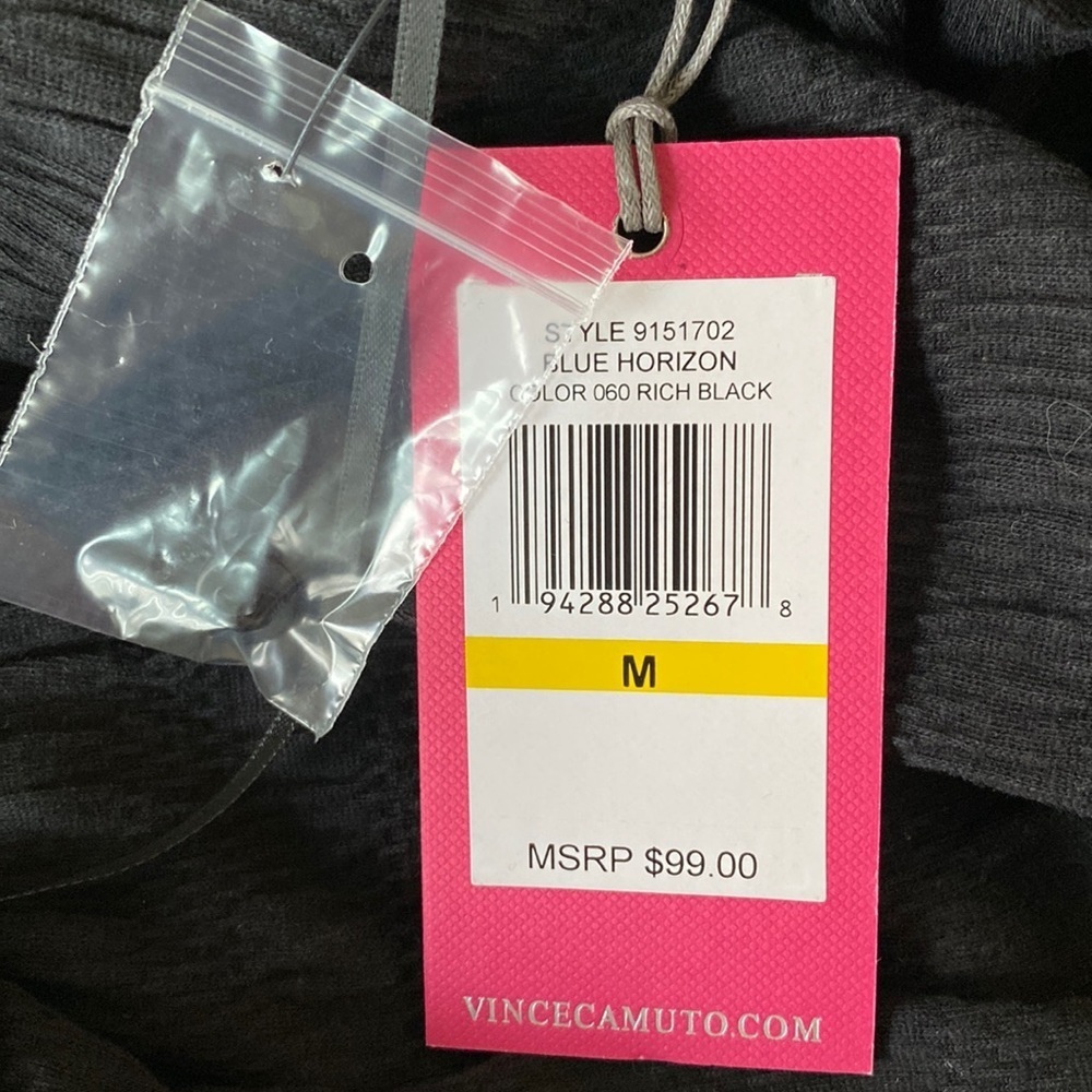 Vince Camuto Mock Neck Tiered Smocked Dress, size M - Picture 7 of 8